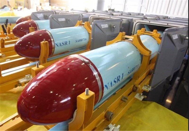 «موشک نصر»، رمز پیروزی سپاه اسلام بر استکبار جهانی + فیلم و تصاویر