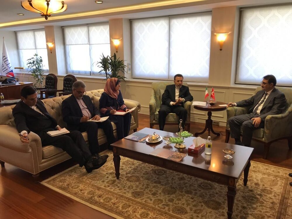 محمود واعظی با وزیر انرژی ترکیه دیدار کرد +عکس