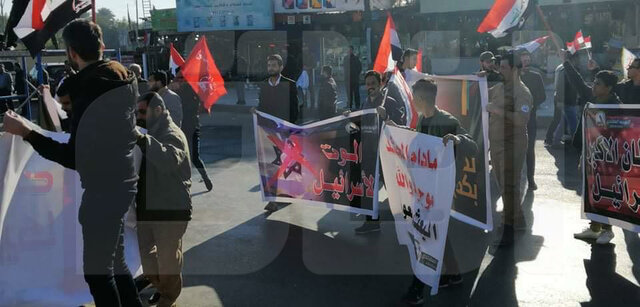 مراسم تشییع پیکر سردار سلیمانی و ابومهدی المهندس در بغداد آغاز شد