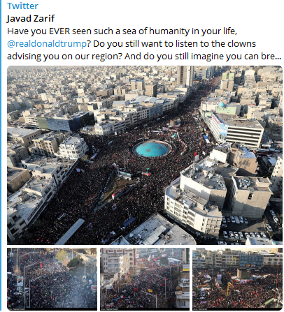 ظریف: آقای ترامپ! آیا هنوز می‌خواهید به مشورت‌های دلقک‌ها گوش کنید؟ پایان حضور شوم آمریکا در غرب آسیا آغاز شده است