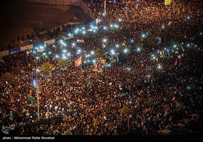 مراسم تشییع پیکر سپهبد شهید قاسم سلیمانی در قم