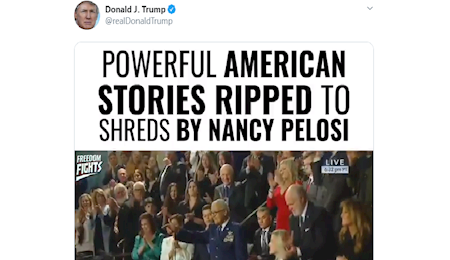 ترامپ باز هم به پلوسی کنایه زد