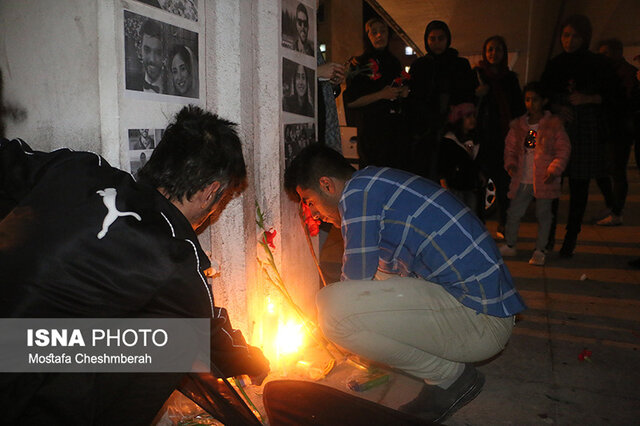 همدردی مردم بندرعباس با خانواده جانباختگان هواپیمای اوکراینی / عکس