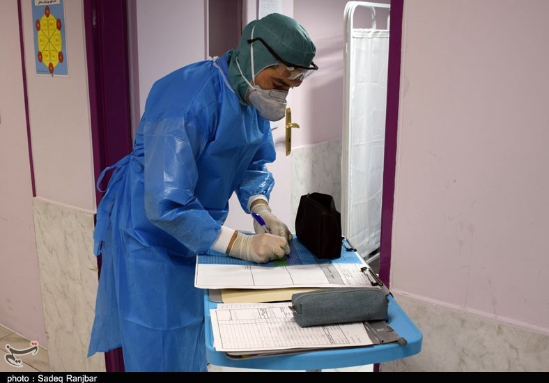 گزارش تصویری از بخش قرنطینه بیماران کرونایی در بیمارستان امام رضا(ع) تبریز