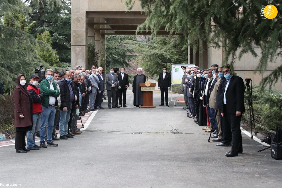 تصاویر آخرین جلسه هیات دولت در سال ۹۸