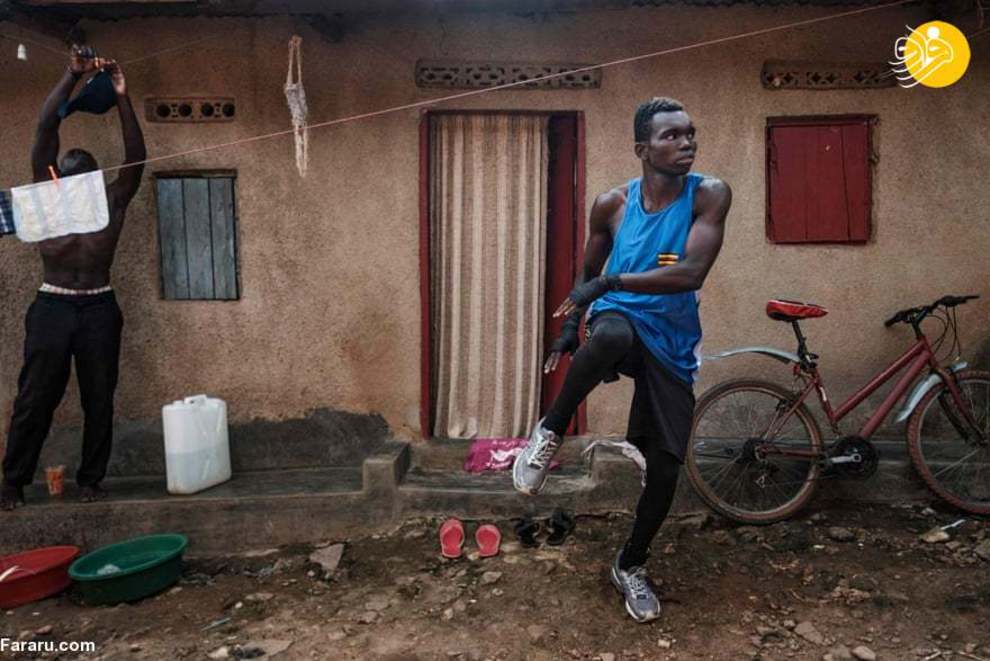 تصاویر| روش‌های خلاقانه ورزشکاران برای ورزش در قرنطینه