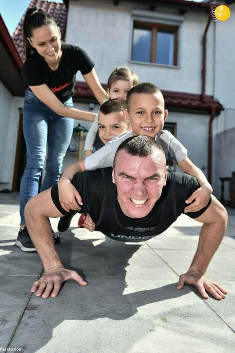 تصاویر| روش‌های خلاقانه ورزشکاران برای ورزش در قرنطینه