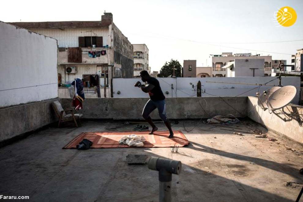 تصاویر| روش‌های خلاقانه ورزشکاران برای ورزش در قرنطینه