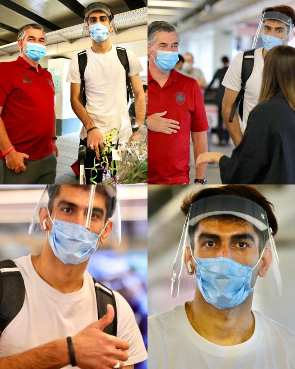 بیرانوند به بلژیک رسید/عکس