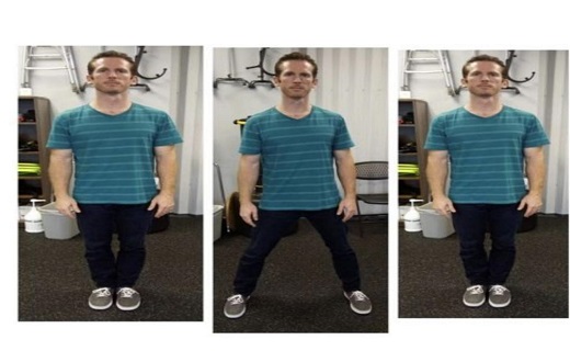 قدم برداشتن به پهلو