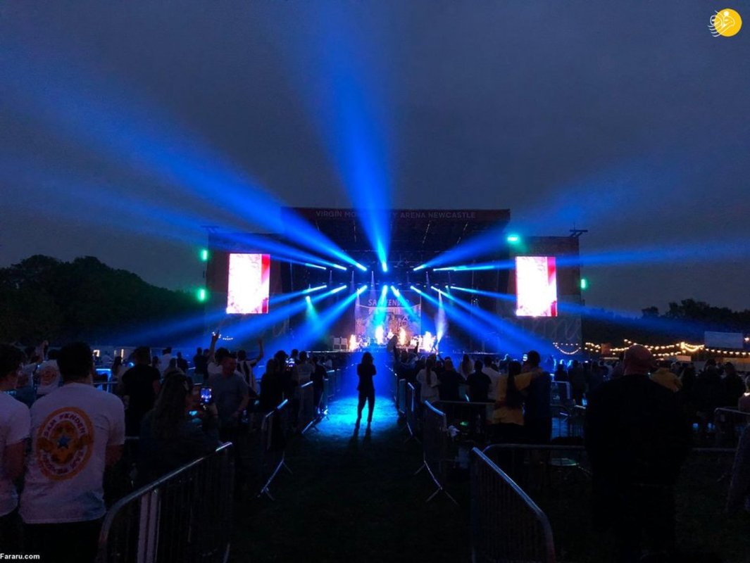 کنسرت با رعایت فاصله گذاری اجتماعی