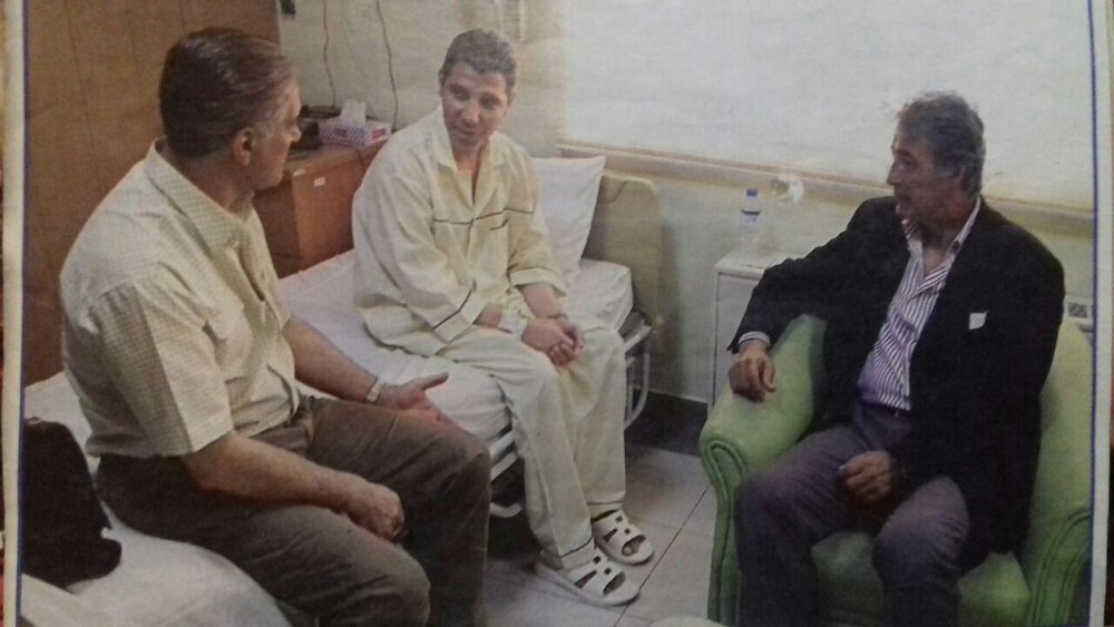 وقتی ناصر حجازی از محرمی عیادت کرد/عکس