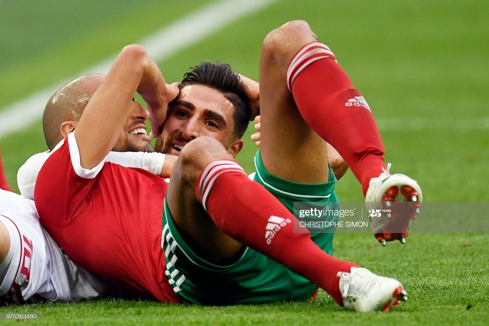 عکس زیبای جهانبخش در جام جهانی روسیه