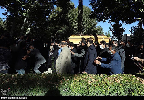 مراسم خاکسپاری مرحوم استاد شجریان در طوس
