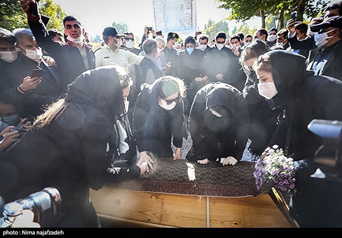 مراسم خاکسپاری مرحوم استاد شجریان در طوس