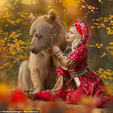 تصاویری دیدنی از خرسی که مدل شد