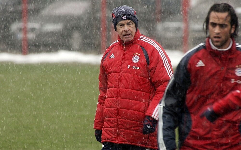 نگاه سنگین اوتمار هیتسفلد به علی کریمی/عکس