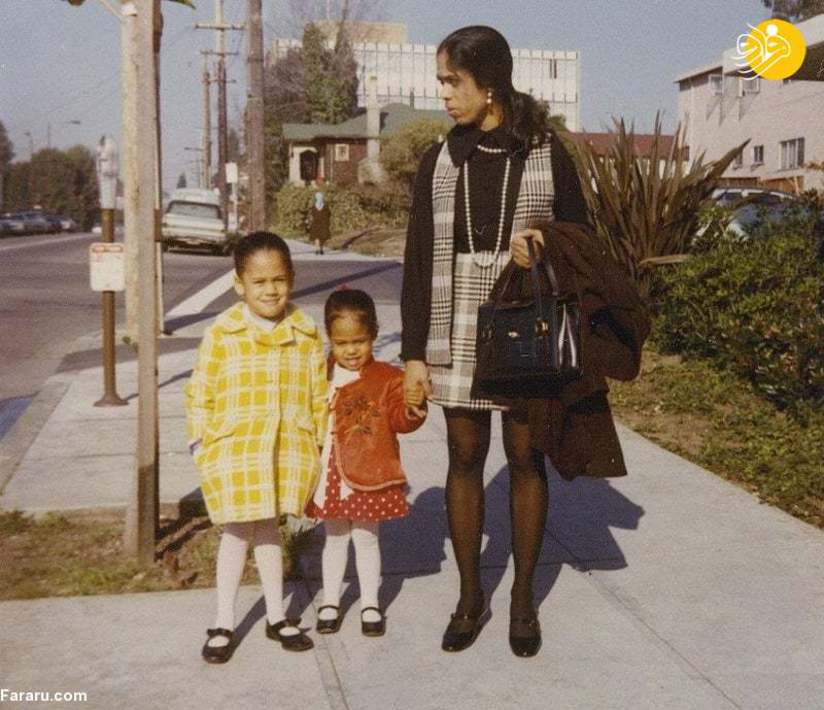 دوران کودکی کامالا هریس معاون رئیس جمهور آمریکا/ عکس‌ها