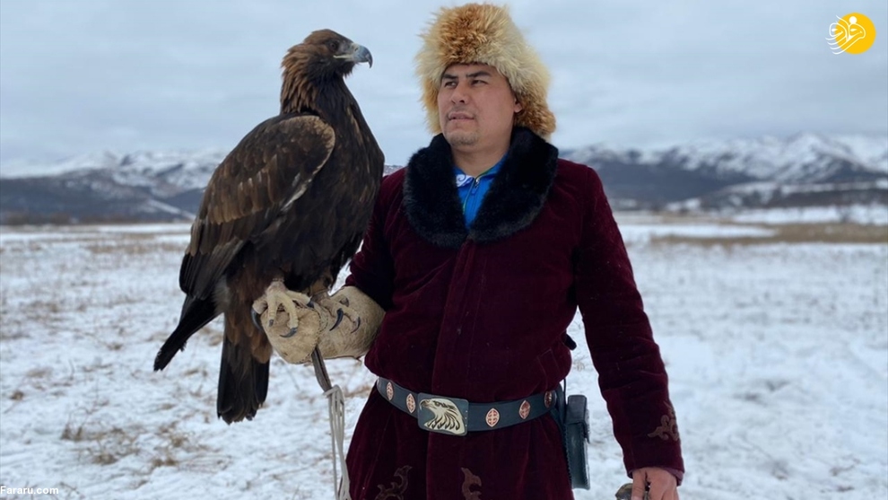 مسابقه شکار با عقاب در قزاقستان/ عکس‌ها