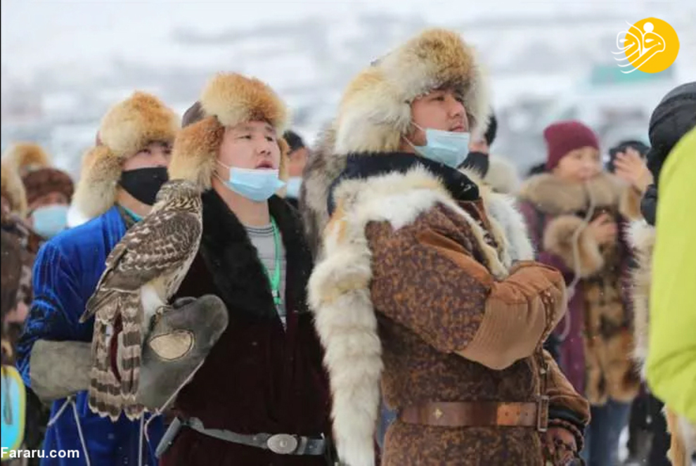 مسابقه شکار با عقاب در قزاقستان/ عکس‌ها