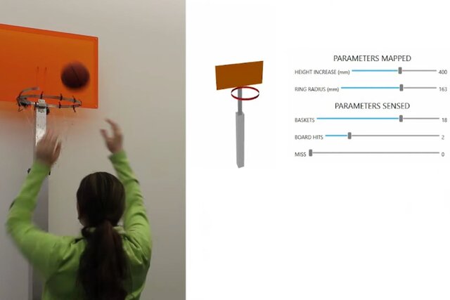 حلقه بسکتبال هوشمند ساخته شد