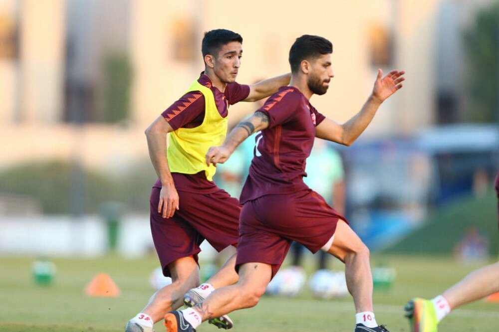 تصاویری از تمرین تیم فوتبال پرسپولیس برای حضور در فینال آسیا