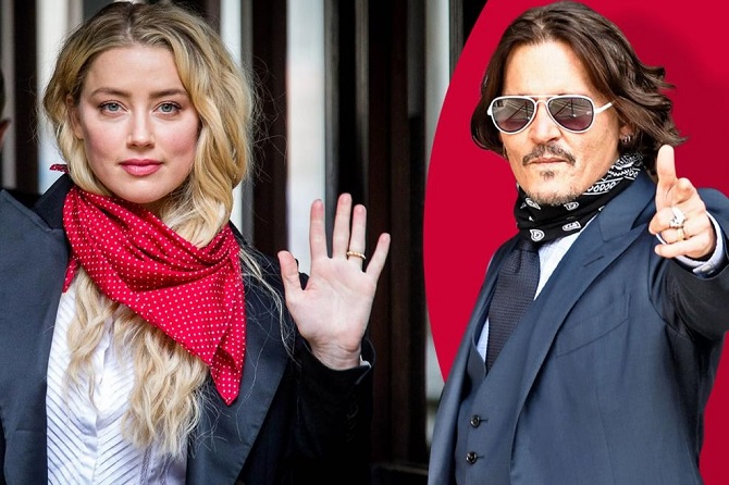 جانی دپ و امبر هرد