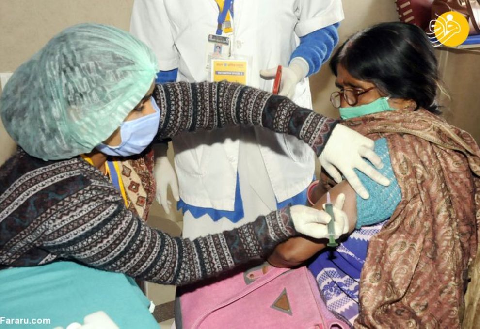 آغاز واکسیناسیون کرونا در هند/ تصاویر