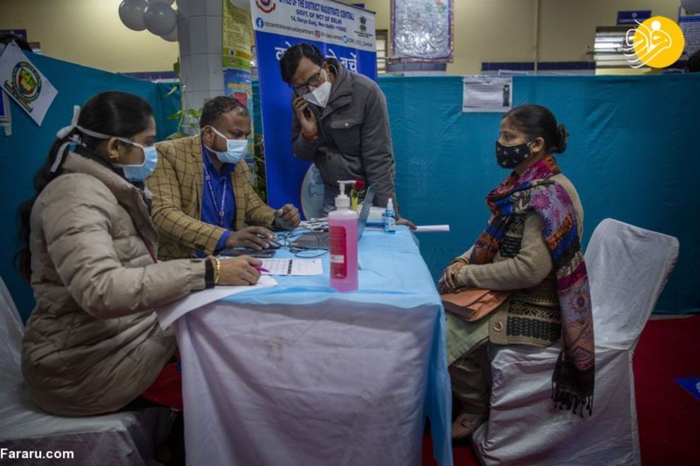 آغاز واکسیناسیون کرونا در هند/ تصاویر
