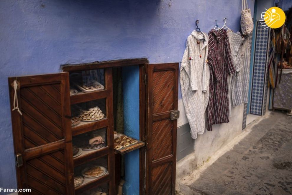 شهر آبی رنگ مراکش، عاری از ابتلا به کرونا است/ تصاویر‌