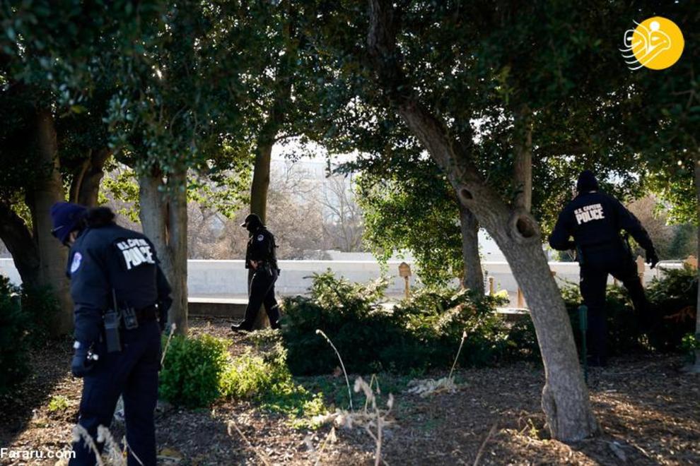 وضعیت کنگره آمریکا پس از حمله هواداران ترامپ/ تصاویر‌