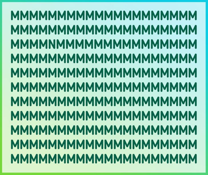 معما: حرف متفاوت را در این تصاویر پیدا کنید