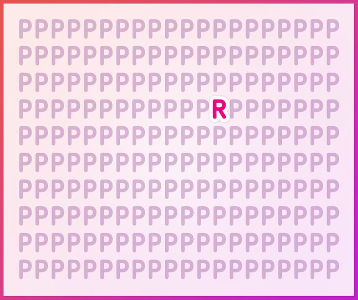 معما: حرف متفاوت را در این تصاویر پیدا کنید