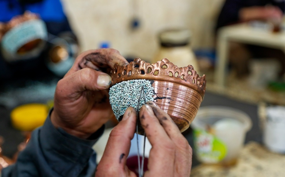 تولید صنایع دستی زیبا در زندان/ تصاویر‌