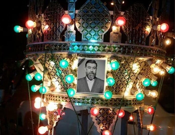 مراسم خاکسپاری علی انصاریان/ حضور دایی، کریمی و کاپیتان استقلال/ اقامه نماز به امامت شیخ حسین انصاریان/ عکس