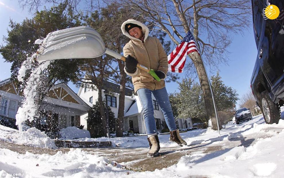 تگزاس یخ زد!/ تصاویر