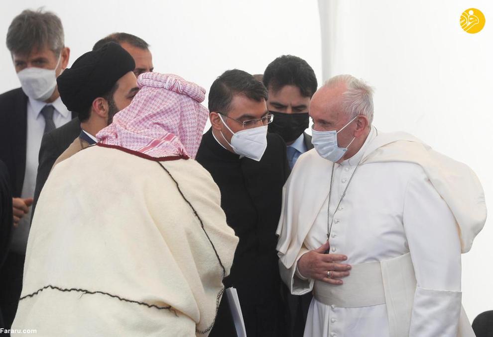 حاشیه‌هایی از حضور پاپ در عراق/ عکس