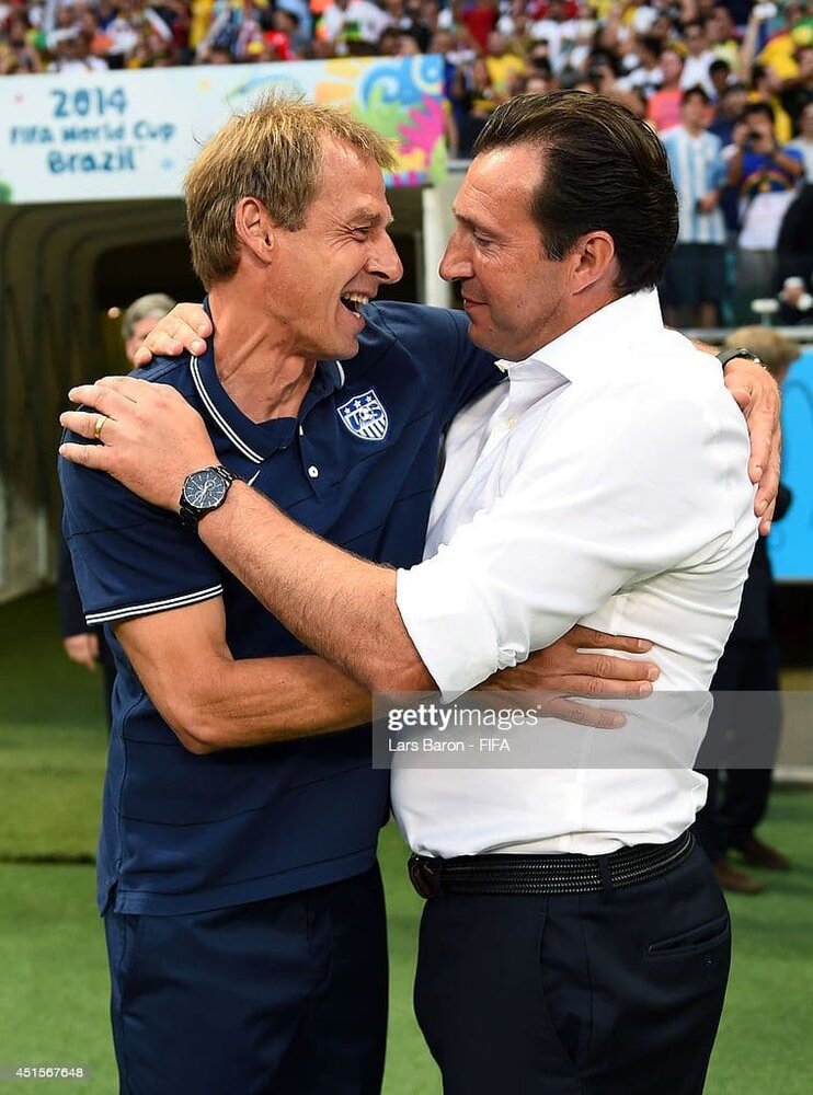 کلینزمن در آغوش مردی که یک ایران دوستش ندارد!/عکس