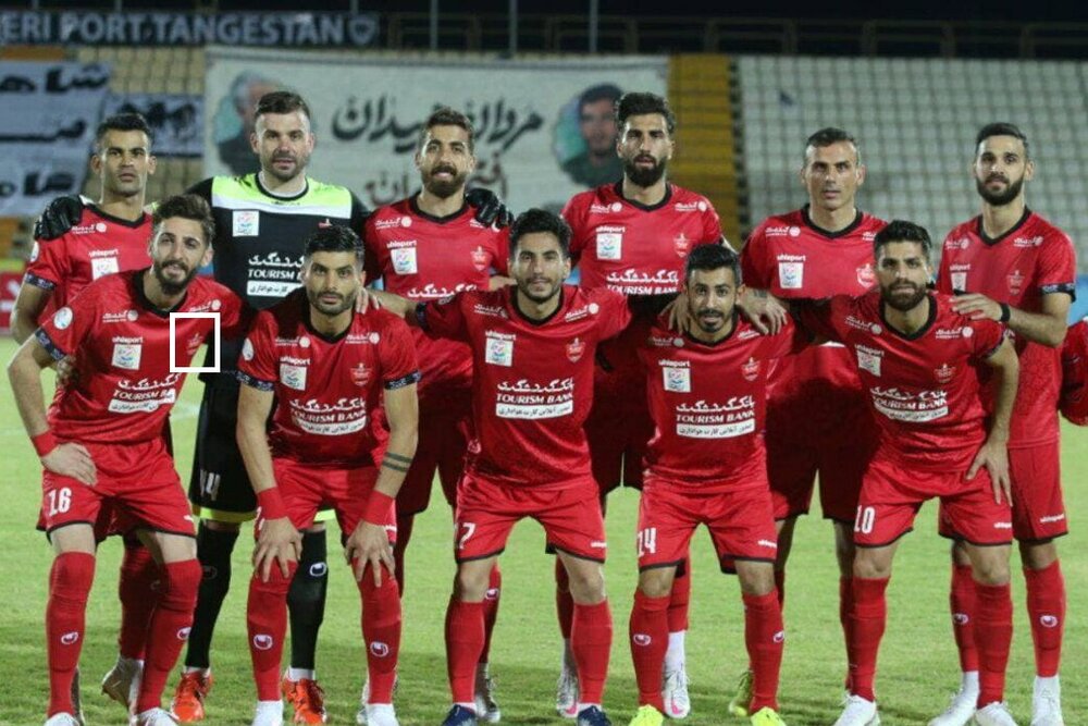 کیت عجیب گلزن پرسپولیس در بوشهر/عکس