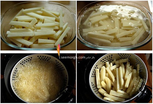 طرز تهیه سیب زمینی سرخ کرده با سس مخصوص به سبک لاتین