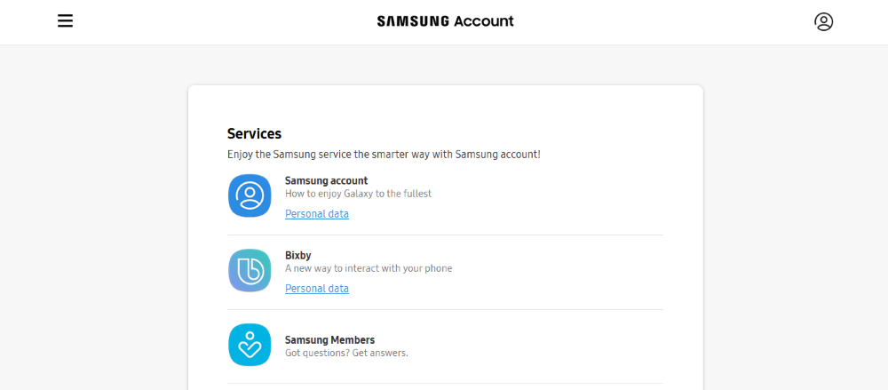 اکانت سامسونگ