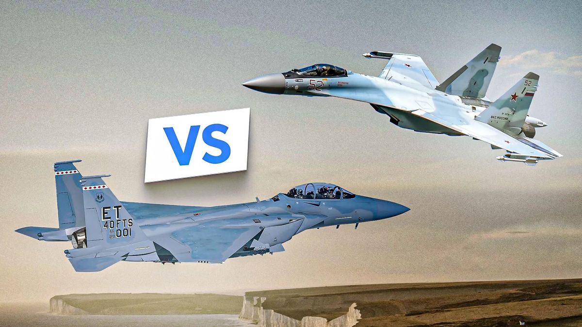 مقایسه قدرت جنگنده F-15EX آمریکا در برابر سوخو-۳۵ روسیه