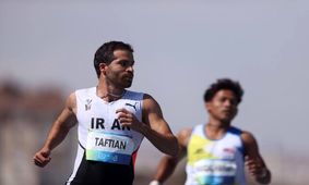 قهرمانی سریع‌ترین مرد ایران در مسابقات فرانسه 

