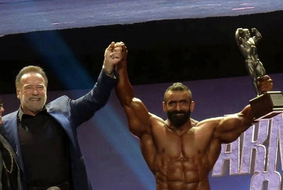 هادی چوپان قهرمان آرنولد کلاسیک شد/ عکس

