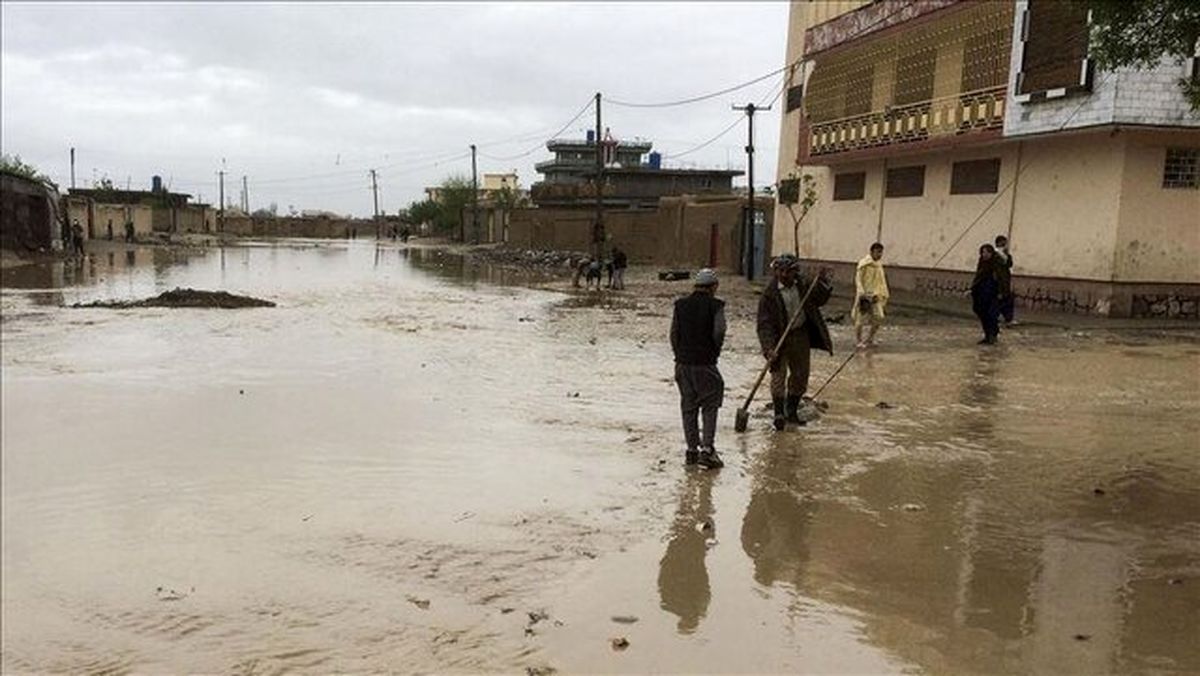 سیل در داربدره کرمانشاه/ ویدئو