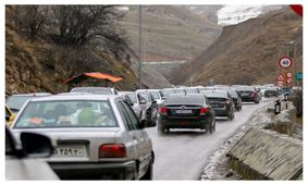 ترافیک پرحجم در چالوس