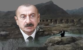 رئیس‌جمهور آذربایجان با «سوره فتح» کنار «رود ارس» به دنبال مخابره چه پیامی است؟

