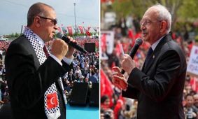 یارکشی انتخاباتی طرفداران اردوغان و قلیچداراوغلو/ ویدئو 