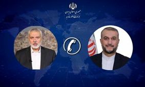 گفت و گوی تلفنی امیر عبداللهیان و هنیه در مورد آخرین تحولات غزه