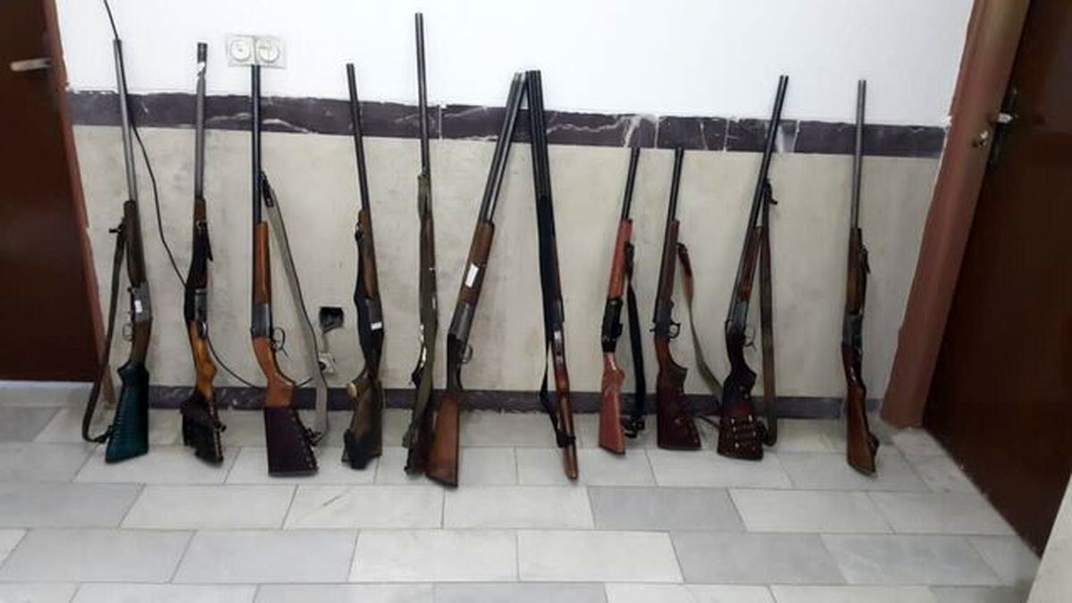 ۱۶شکارچی متخلف در کامیاران دستگیرشدند